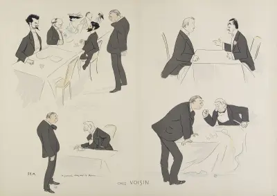 Hos Voisin av Georges Goursat (Sem)
