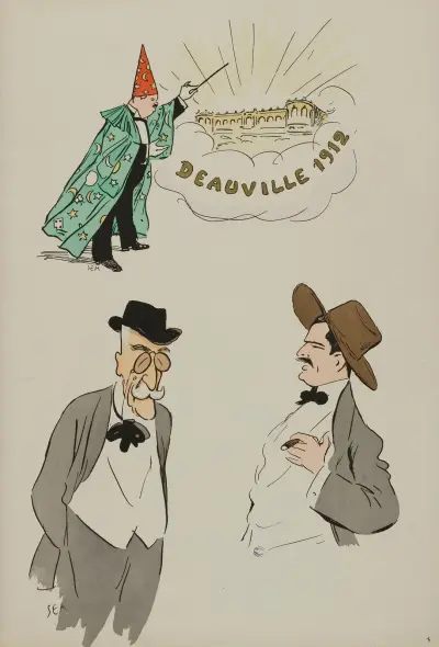 Deauville 1912 av Georges Goursat (Sem)