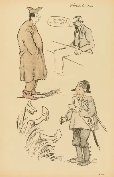 Demobilisering av Georges Goursat (Sem)
