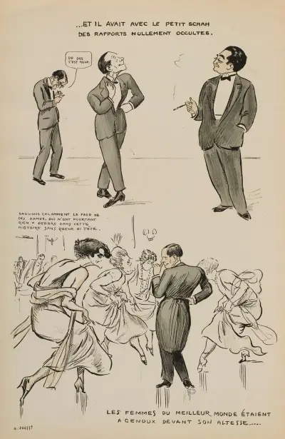 Et il avait avec le petit schah av Georges Goursat (Sem)