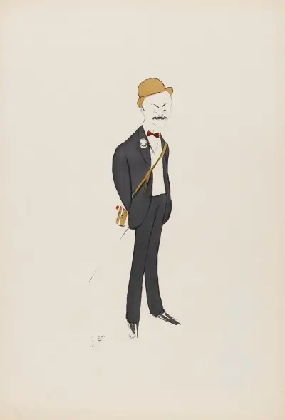Fernand Charron av Georges Goursat (Sem)