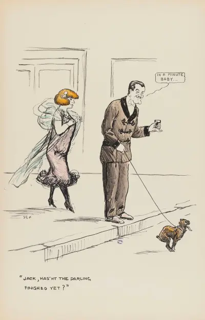 Jack, has’nt the darling finished yet av Georges Goursat (Sem)