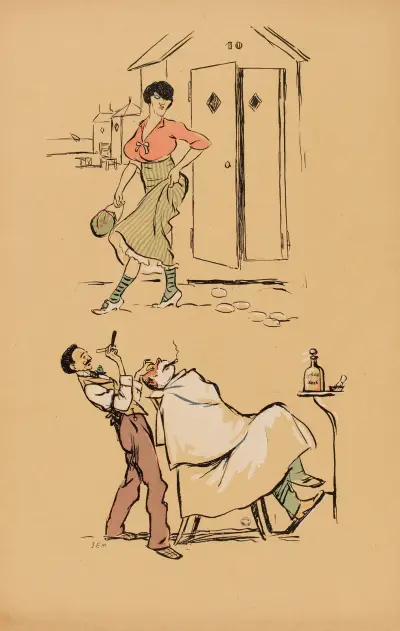 Barberaren av Georges Goursat (Sem)