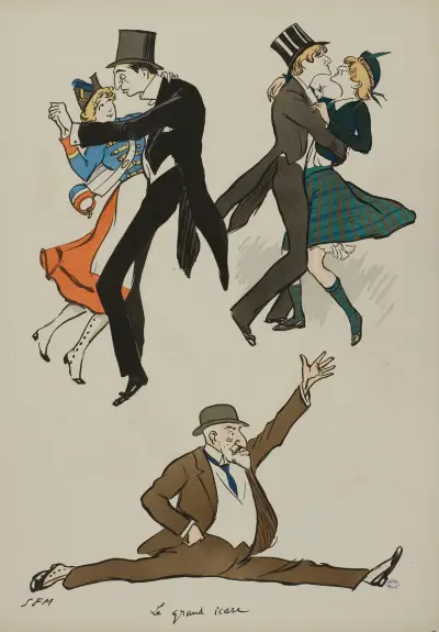 Le grand icare (Den store Ikaros); H Bernstein, M Rostand, Deutch de la Meurthe av Georges Goursat (Sem)