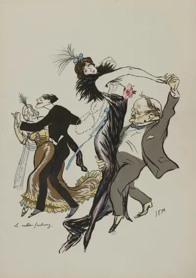 Le noble faubourg av Georges Goursat (Sem)