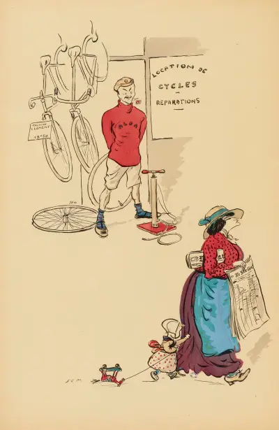 Cykeluthyrning av Georges Goursat (Sem)