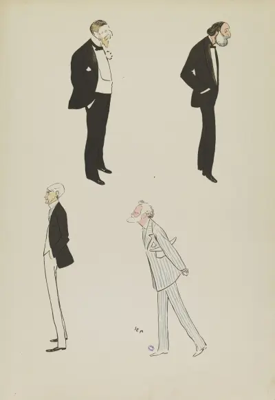 Lord Westbury, Lord Wandsworth, M Hartbuck, M Schiff av Georges Goursat (Sem)