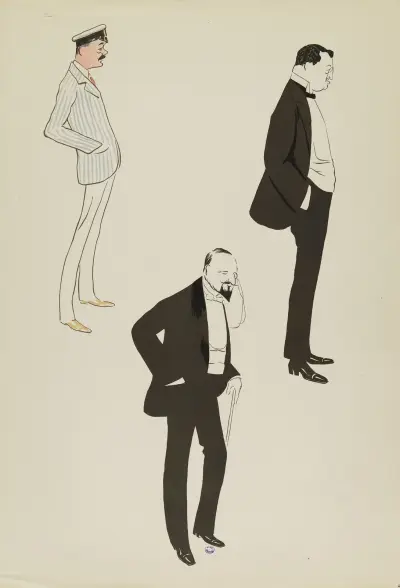 M Brinckmann, Prince de Saxe-Cobourg, Prince Ferdinand de Bulgarie av Georges Goursat (Sem)
