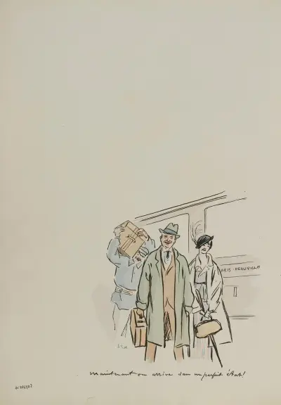 Maintenant on arrive dans un parfait état! av Georges Goursat (Sem)