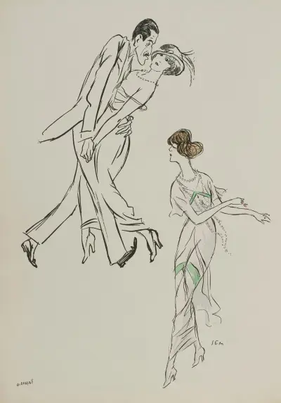 Mme Heeren, Isadora Duncan av Georges Goursat (Sem)