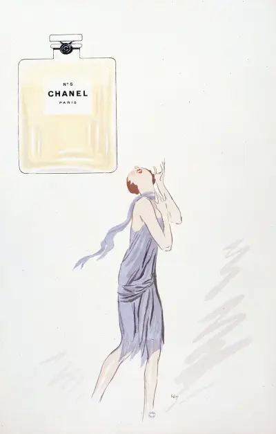 N°5 Chanel Paris av Georges Goursat (Sem)