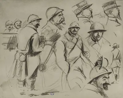 Physionomies de la guerre av Georges Goursat (Sem)