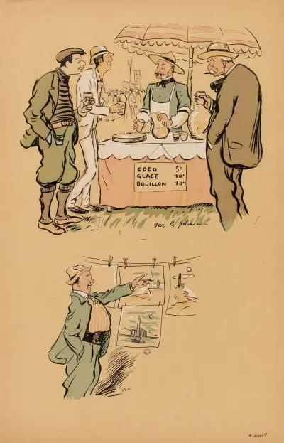 På gräsmattan av Georges Goursat (Sem)