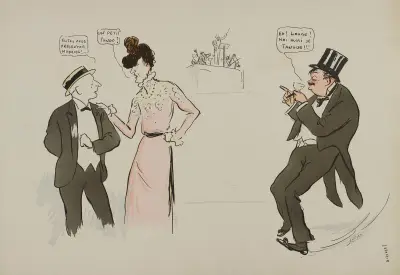 Un petit Tango ! Louise Balty, Fordyce, Maurice Bertrand av Georges Goursat (Sem)