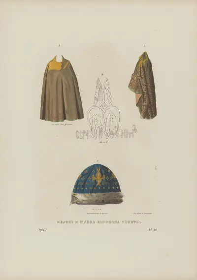 Bishop Nikita’s and hat av Fedor Grigoryevich Solntsev