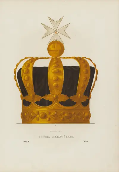 Maltese crown av Fedor Grigoryevich Solntsev