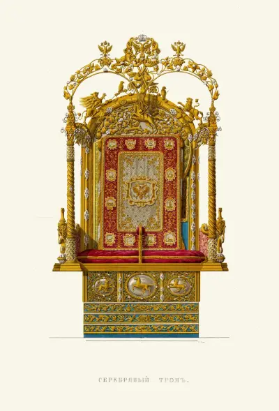 Silberthron, 1849 – Nr. 1 von Fedor Grigoryevich Solntsev