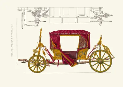 Starens kejserliga vagn. (bild 1.) av Fedor Grigoryevich Solntsev