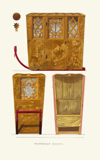 Der alte Wagen von Fedor Grigoryevich Solntsev