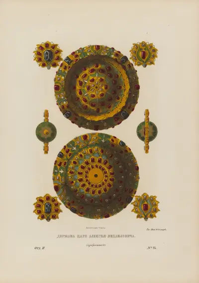 Tsar Aleksei Mikhailovich’s orb av Fedor Grigoryevich Solntsev