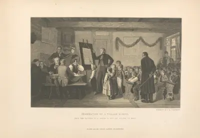 A. Anker – Untersuchung einer Dorfschule von Theodor Gsell Fels