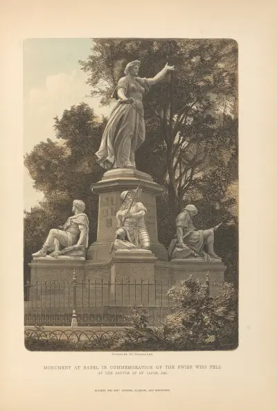 A. Anker – Denkmal in Basel von Theodor Gsell Fels