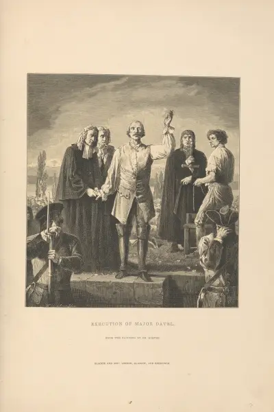 Ch. Gleyre – Die Hinrichtung von Major Davel von Theodor Gsell Fels