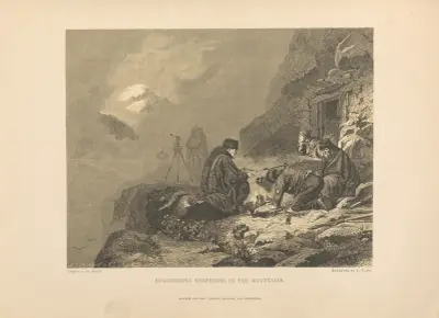 G. Roux – Vermessungsingenieure in den Bergen von Theodor Gsell Fels