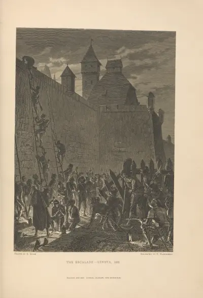 Die Escalade, Genf von Theodor Gsell Fels