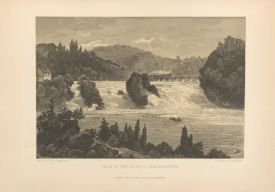 Julius Zimmermann – Falls of the Rhine at Schaffhausen av Theodor Gsell Fels