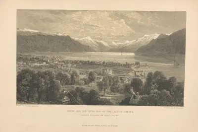 Percival Skelton – Vevay und der obere Teil des Genfersees von Theodor Gsell Fels