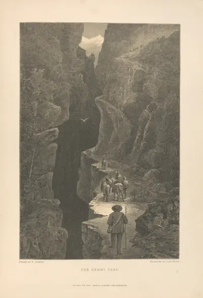 R. Assmus – The Gemmi Pass av Theodor Gsell Fels