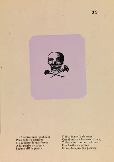 Calavera of the Engraver av José Guadalupe Posada