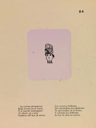 Pretentious Coquette av José Guadalupe Posada