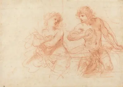 Amnon och Tamar av Guercino