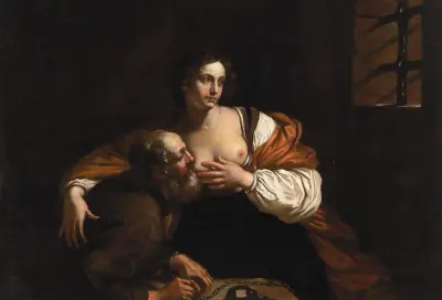 Caritas Romana av Guercino