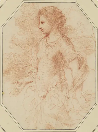Erminia av Guercino