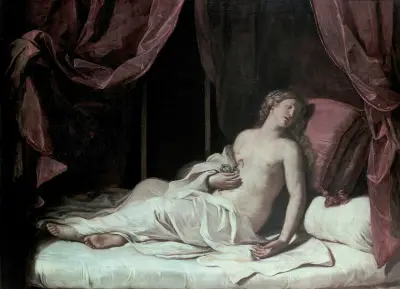 The Death of Cleopatra av Guercino