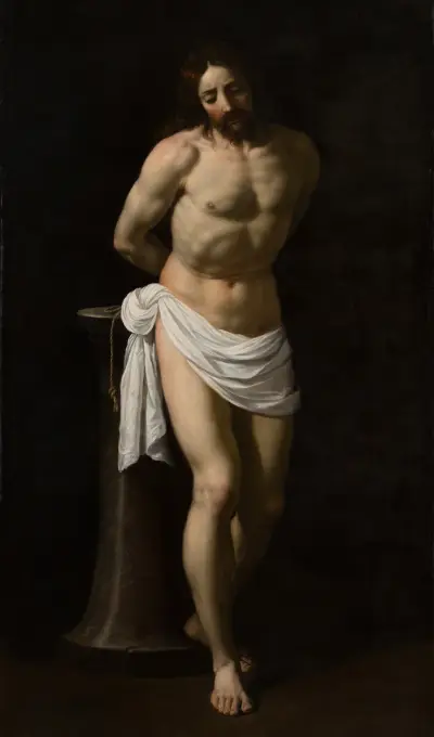 Christ at the Column av Guido Reni