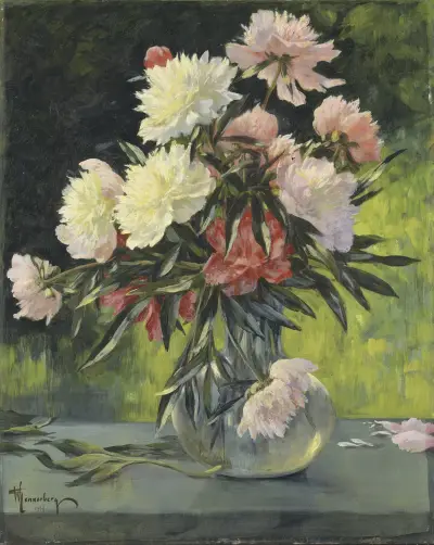 Peonies av Gunnar Gunnarsson Wennerberg