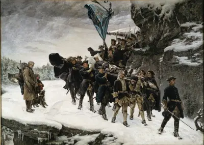 Karl XII:s likfärd av Gustaf Cederström