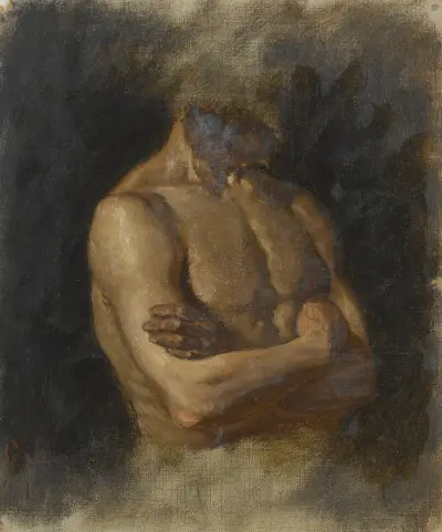 Nakenstudie av Gustaf Cederström
