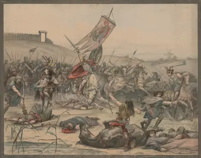 Otton Wielki w bitwie pod Lechfeld, 955, Carl Gustaf Hellqvist