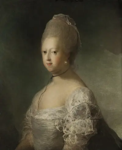 Caroline Mathilde, Danmarks drottning av Carl Gustaf Pilo