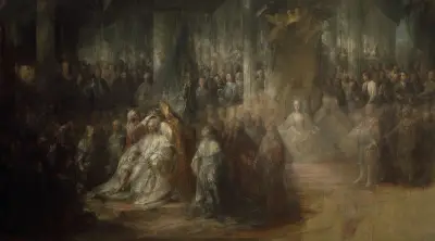 Gustav III:s kröning av Carl Gustaf Pilo