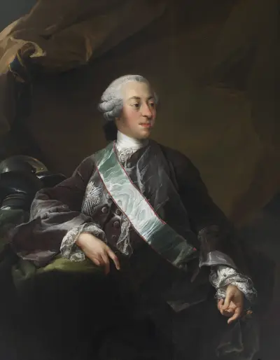 Mogens Scheel von Plessen of Fussingø and Selsø av Carl Gustaf Pilo