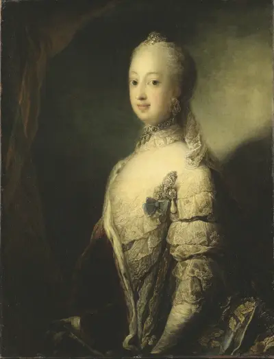 Sofia Magdalena, Sveriges drottning, 1765 av Carl Gustaf Pilo