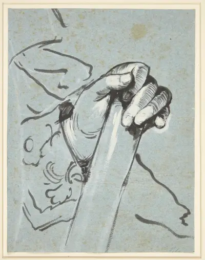 Studie av en hand av Carl Gustaf Pilo