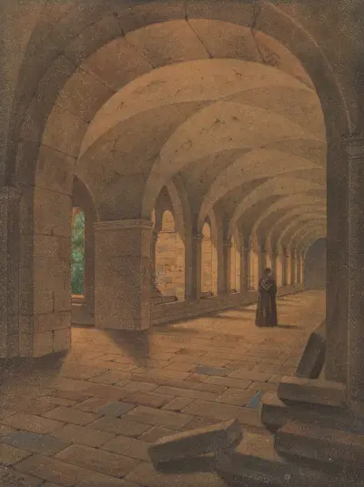 Roman Cloister av Carl Gustav Carus