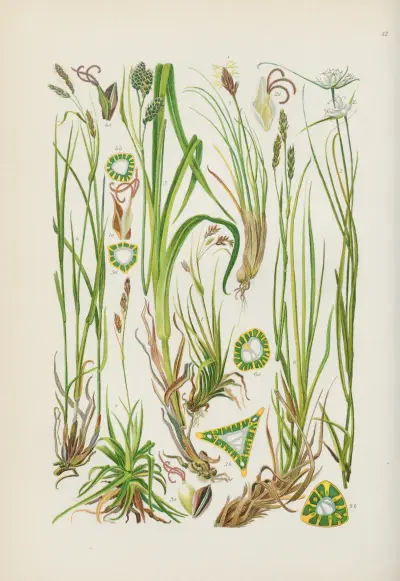 Illustrierte Flora von Mitteleuropa Pl.052 av Gustav Hegi